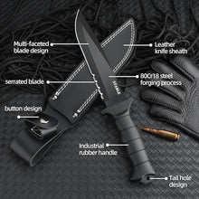 Load image into Gallery viewer, STABLE Full Tang Fixed Blade Outdoor Survival hunting Knife
